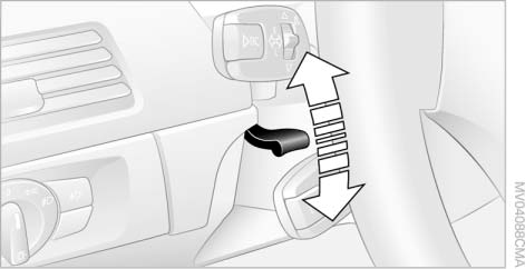 1. Опустите вниз рычажок.