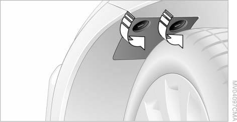 Замена ламп ближнего и дальнего света, вариант 1