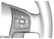 1. Нажмите кнопку с правой стрелкой на рулевом колесе, чтобы войти в главное меню.