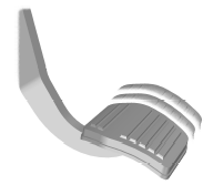 Во время работы системы ABS педаль тормоза слегка двигается.