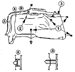 Облицовочный элемент с левой стороны