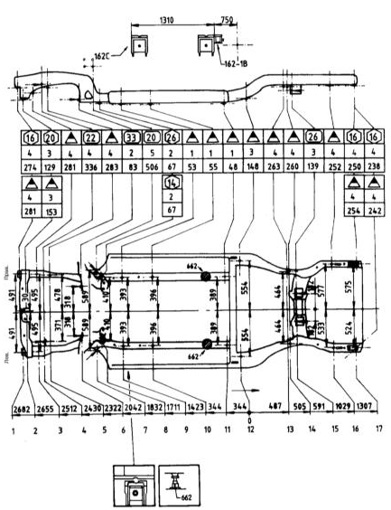 4-дверный Седан. P10. Днище