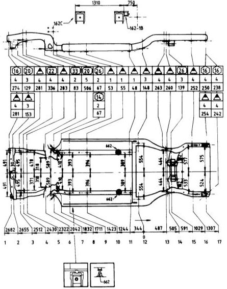 5-дверный Хэтчбэк P10. Днище