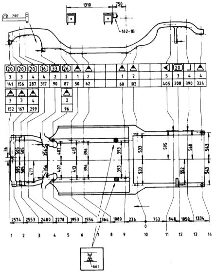 Универсал W10, 4WD. Днище