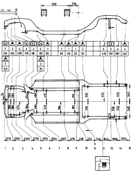 Универсал W10. Днище