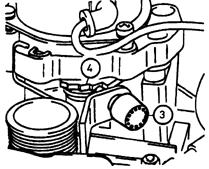 Регулировка ускоренных оборотов холостого хода 3 – винт регулировки ускоренных