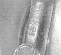 4. Проверьте крышки коренных подшипников на наличие на них установочной маркировки.