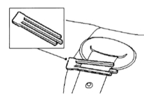 Установите по меньшей мере на расстоянии 200 мм от опорного узла прищепку.